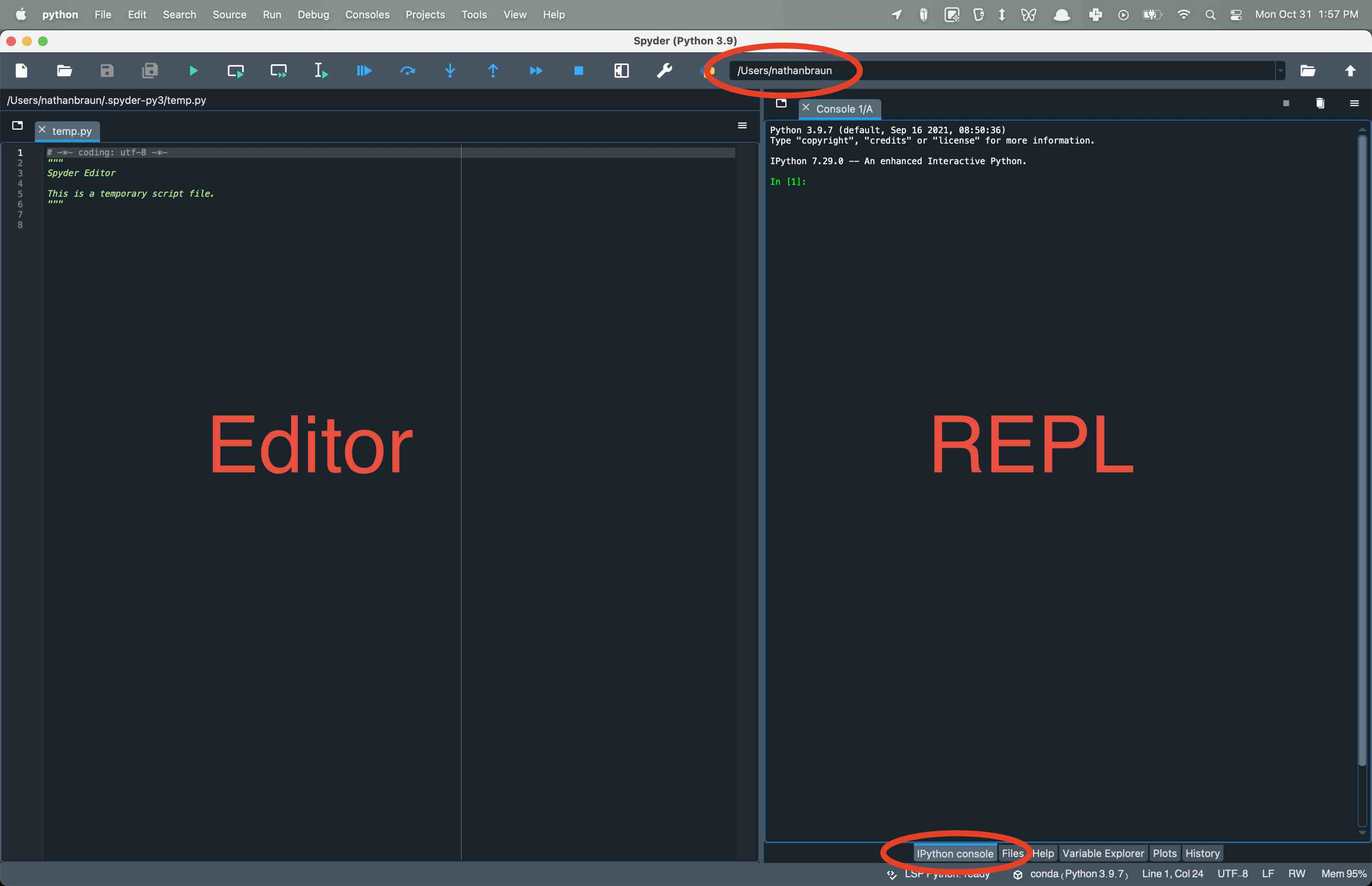 Editor + REPL